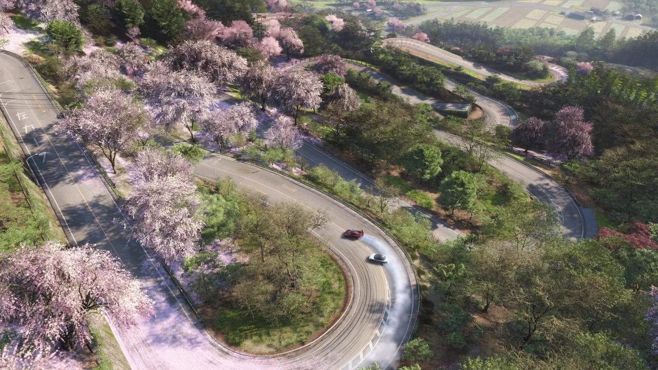 Forza horizon 6's japanese map unveiled, showcasing diverse biomes
