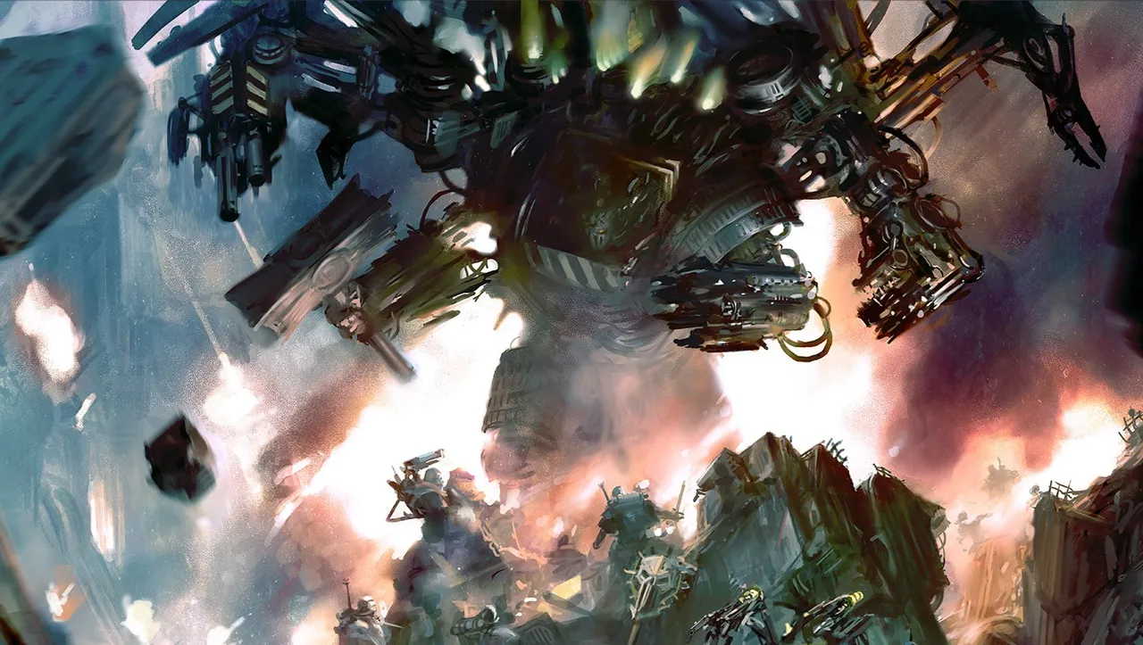 Games workshop's grim warhammer 40,000 artwork reveals chaos undivided's perturabo