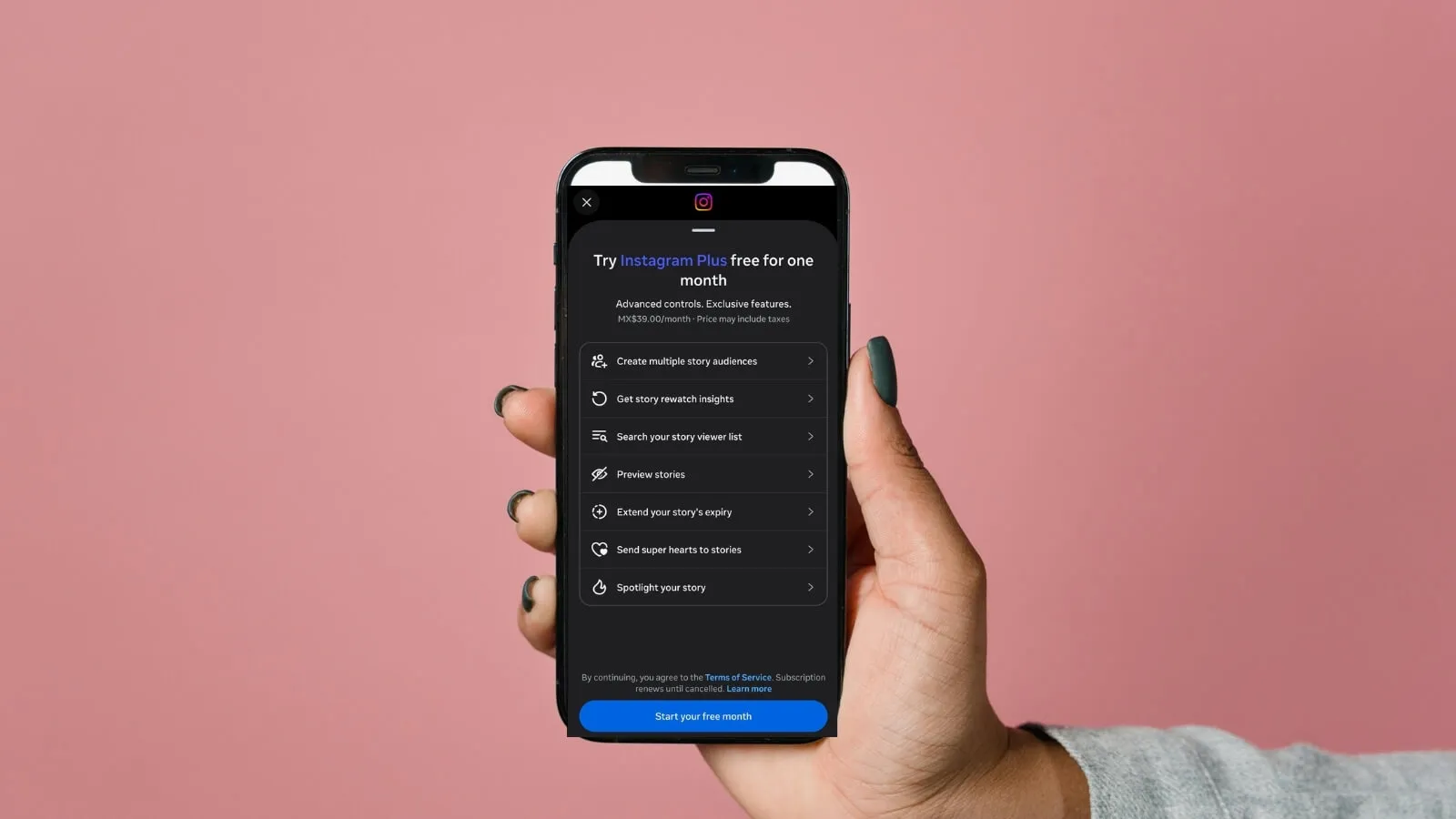 Instagram plus: meta tests paid features in the philippines